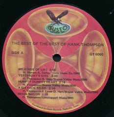 Hank Thompson : The Best Of The Best Of Hank Thompson (LP, Comp)