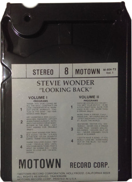 Stevie Wonder : Looking Back (2x8-Trk, Comp)