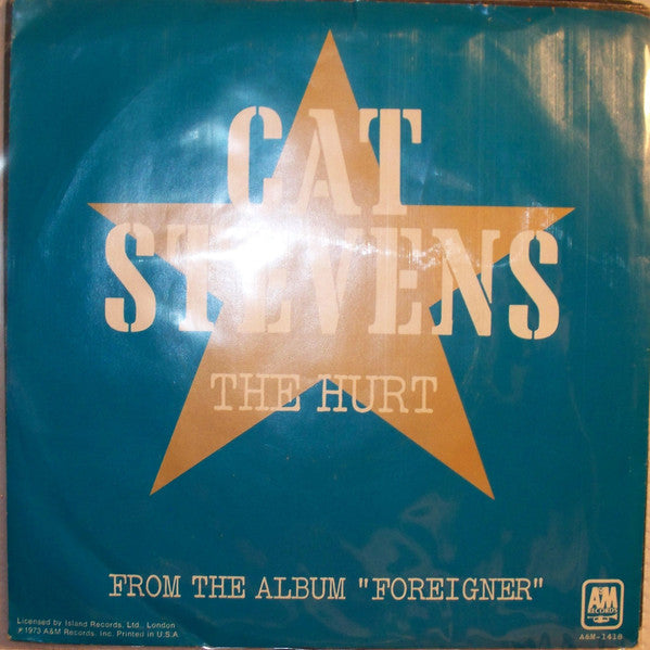 Cat Stevens : The Hurt (7", Single, Pit)