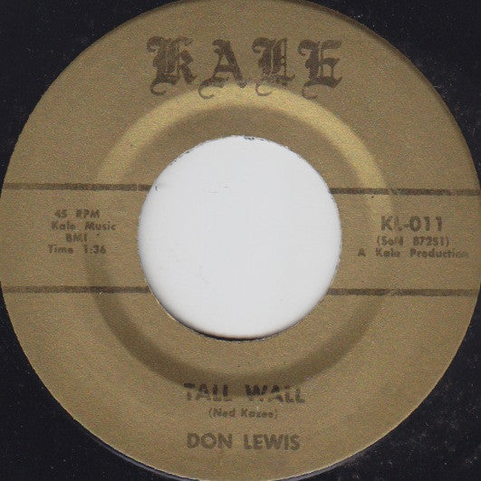 Don Lewis (8) : Tall Wall / Closed (7")