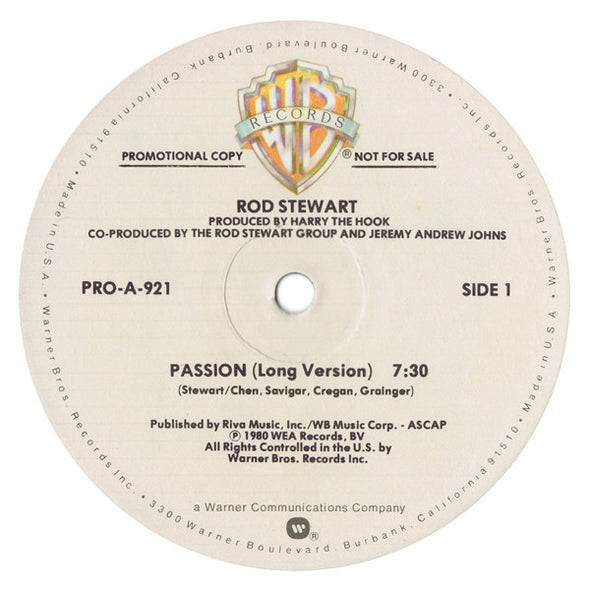 Rod Stewart : Passion (12", Promo)