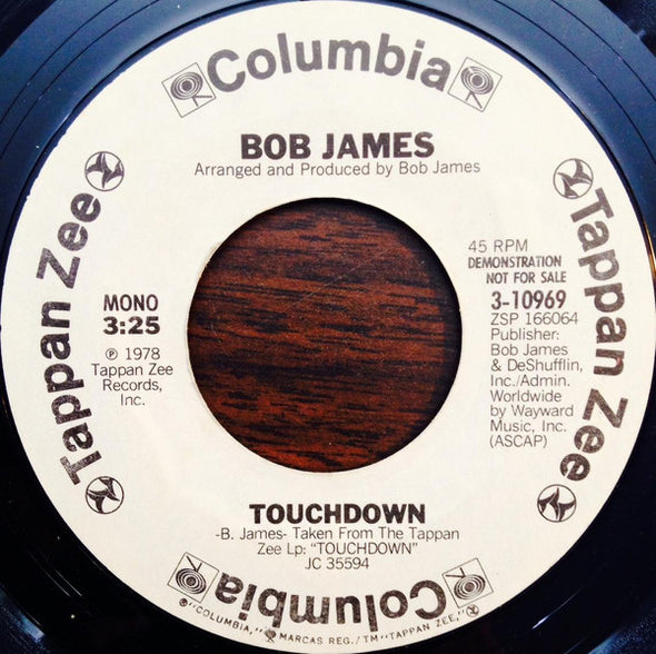 Bob James : Touchdown (7", Promo, Styrene)