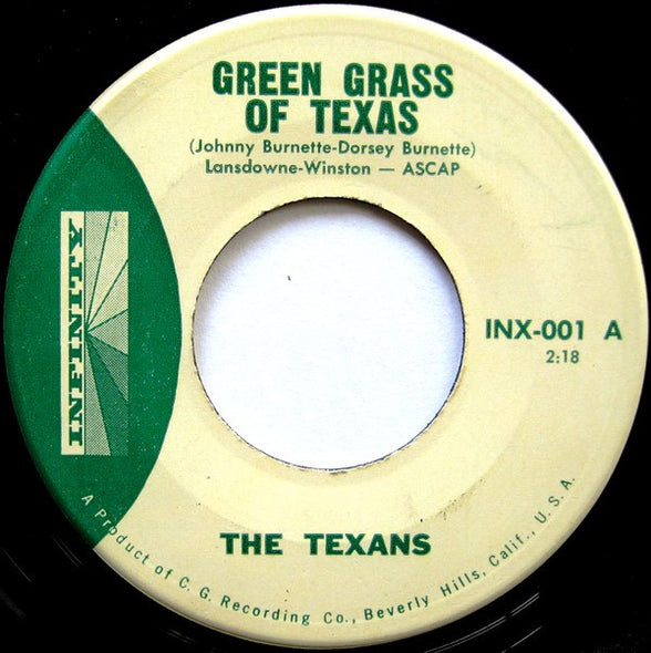 The Texans (2) : Green Grass Of Texas / Bloody River (7", Single)