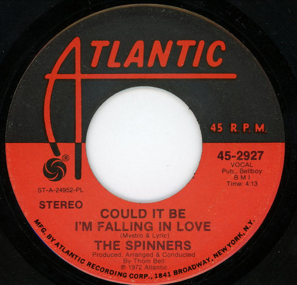 The Spinners* : Could It Be I'm Falling In Love / Just You And Me Baby (7", Single, PL )