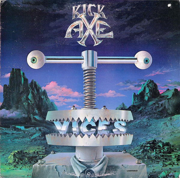Kick Axe : Vices (LP, Album, Pro)