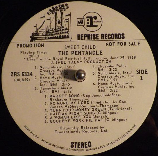 The Pentangle* : Sweet Child (2xLP, Album, Promo, Gat)