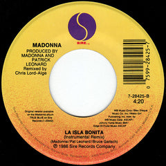 Madonna : La Isla Bonita (7", Single, SRC)