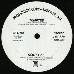 Squeeze (2) : Tempted (12", Promo)