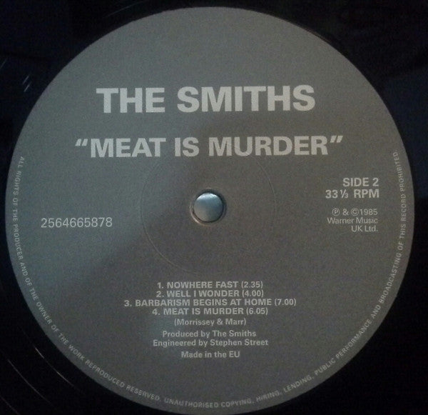 Smiths, The : Meat Is Murder (LP,Album,Reissue,Remastered)