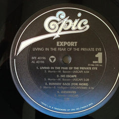 Export (4) : Living In The Fear Of The Private Eye (LP, Album)