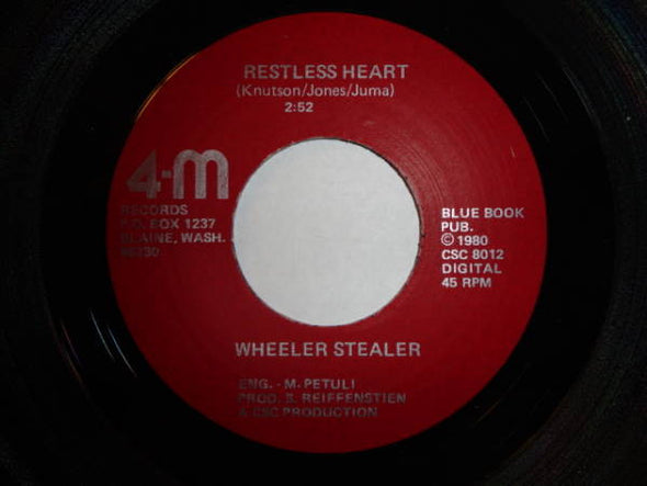 Wheeler Stealer : Restless Heart / I've Just Seen A Face (7", Single)
