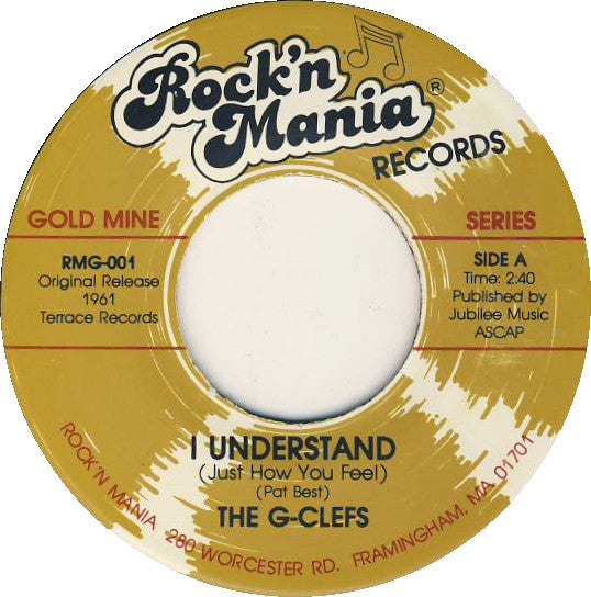 The G-Clefs : I Understand (Just How You Feel) (7", RE)