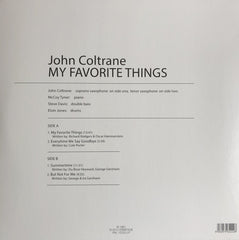 John Coltrane : My Favorite Things (LP, Album, RE, 180)