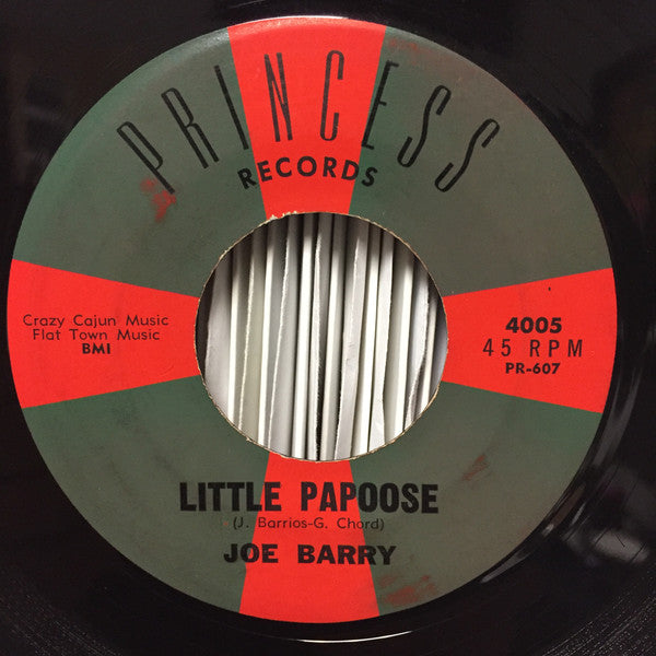 Joe Barry : Little Papoose (7", Single)