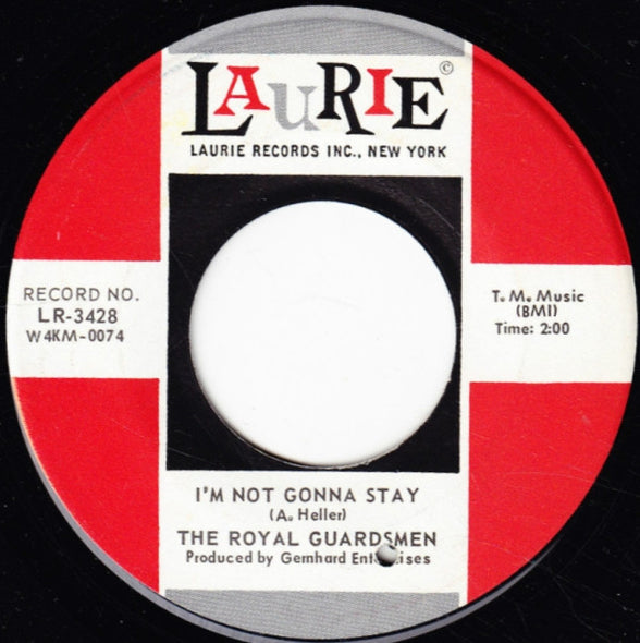 The Royal Guardsmen : I Say Love (7", Single)