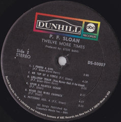 P.F. Sloan : Twelve More Times (LP, Album, RP)