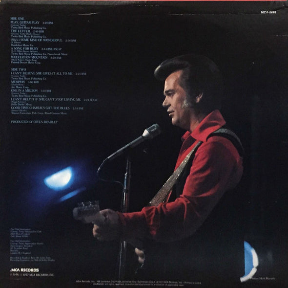Conway Twitty : Play, Guitar Play (LP, Album)