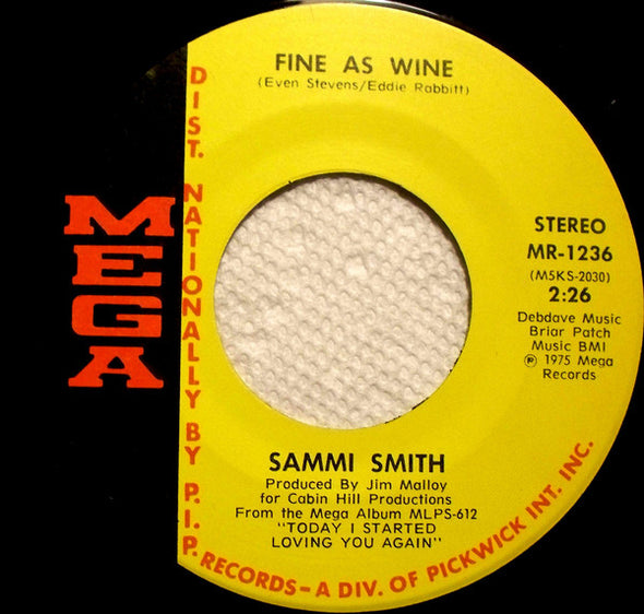 Sammi Smith : Today I Started Loving You Again (7", Single)