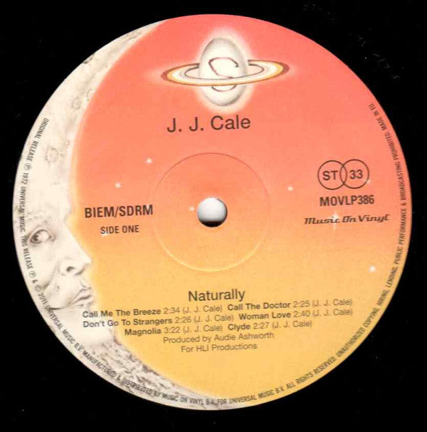 J.J. Cale : Naturally (LP, Album, RE, 180)