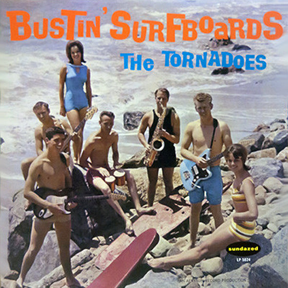 The Tornadoes : Bustin' Surfboards (LP, Album, Mono, RE)