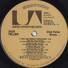 Dick Feller : Dick Feller Wrote... (LP, Album, RE, Ter)