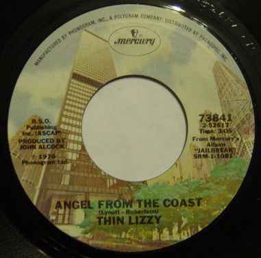Thin Lizzy : Cowboy Song / Angel From The Coast (7", Single)