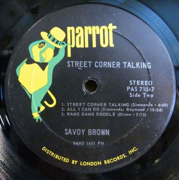 Buy Savoy Brown : Street Corner Talking (LP, Album, PH ) Online