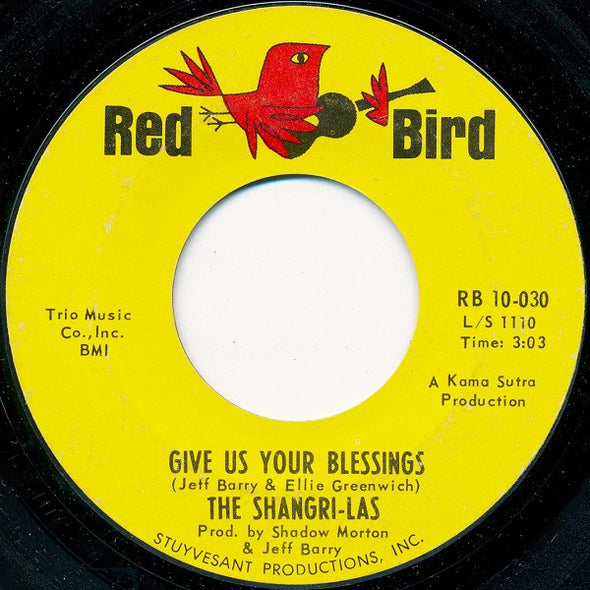 The Shangri-Las : Give Us Your Blessings (7", Single, Mono)