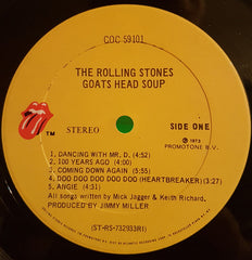 The Rolling Stones : Goats Head Soup (LP, Album, RI )