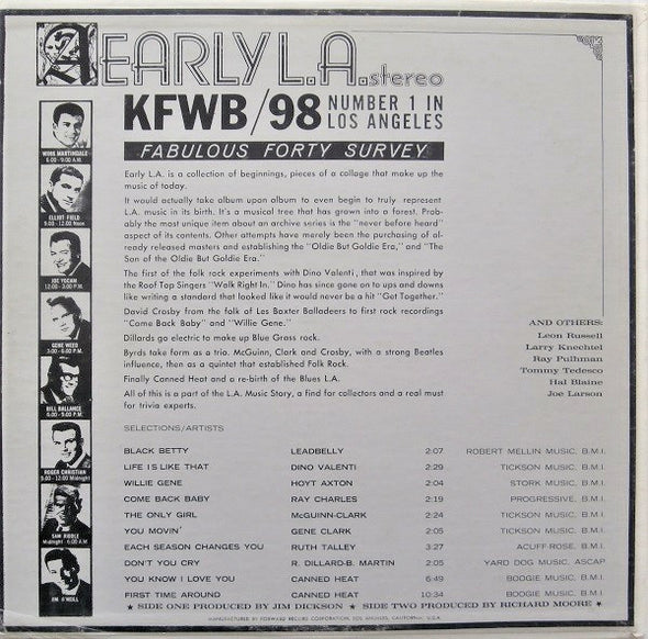 Various : Early L.A. (LP, Comp)