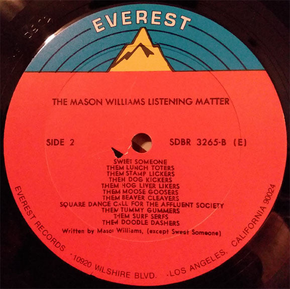 Mason Williams : The Mason Williams Listening Matter (LP)