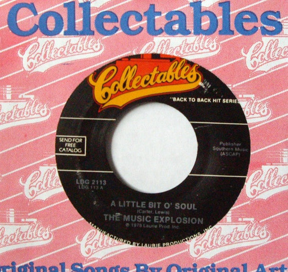 The Music Explosion / The Barbarians : A Little Bit O' Soul / Are You A Boy Or Are You A Girl (7", Single)