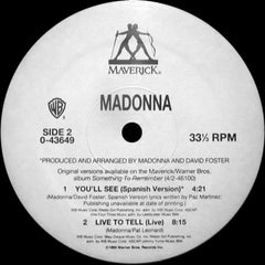 Madonna : You'll See (12")