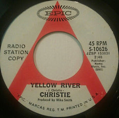 Christie : Yellow River / Down The Mississippi Line (7", Single, Promo)