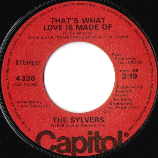 The Sylvers : Hot Line  (7", Win)