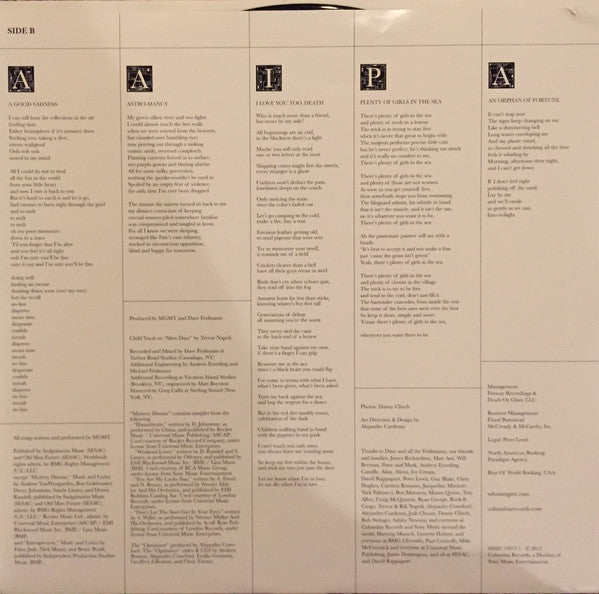 MGMT : MGMT (LP, Album, 180)