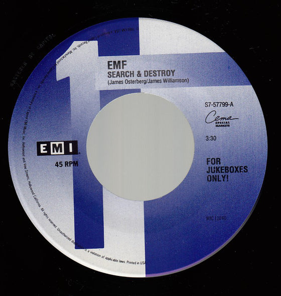 EMF : Search & Destroy / Unbelievable (7", Jukebox)