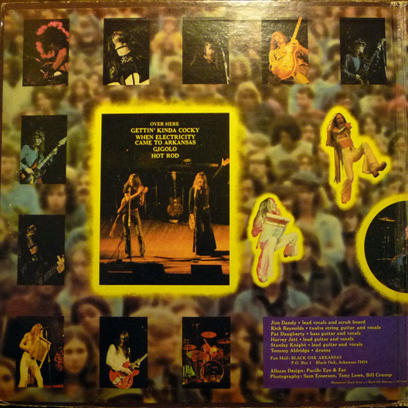 Black Oak Arkansas : Raunch 'N' Roll Live (LP, Album, PR,)