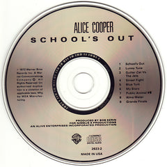 Alice Cooper : School's Out (CD, Album, Club, RE)