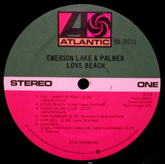 Emerson, Lake & Palmer : Love Beach (LP, Album, PR)