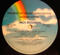 The Andrews Sisters : The Best Of The Andrews Sisters (2xLP, Comp, RE)