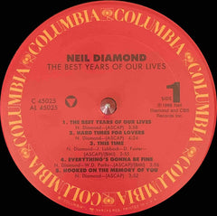 Neil Diamond : The Best Years Of Our Lives (LP, Album, Ter)