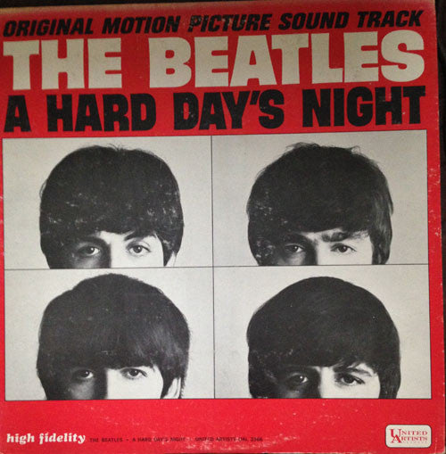 The Beatles : A Hard Day's Night (Original Motion Picture Sound Track) (LP, Album, Mono, Roc)