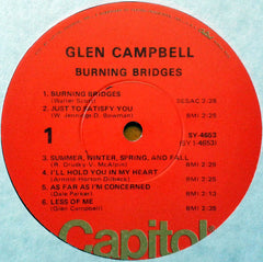 Glen Campbell : Burning Bridges (LP, Album, RE, Jac)