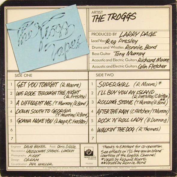 The Troggs : The Trogg Tapes (LP, Album)