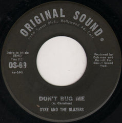 Dyke And The Blazers* : So Sharp / Don't Bug Me (7", Mono, Hol)