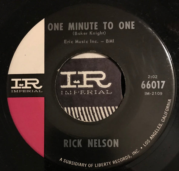 Rick Nelson* : Congratulations / One Minute To One (7", Single)