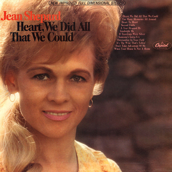 Jean Shepard : Heart, We Did All That We Could (LP)