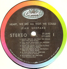 Jean Shepard : Heart, We Did All That We Could (LP)