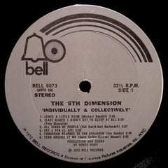 The 5th Dimension* : Individually & Collectively (LP, Album, Ter)
